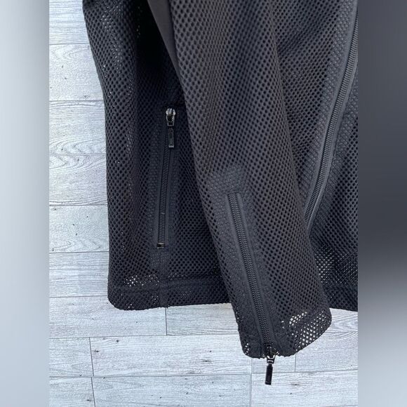 ANATOMIE  black mesh motto jacket size large - Picture 5 of 9